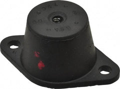 Tech Products - 3/8-16 Bolt Thread, 3-7/8" Long x 2-3/8" Wide x 1-3/4" High Double Deflection Stud Mount Leveling Pad & Mount - 240 Max Lb Capacity, 1-3/4" Base Diam - Apex Tool & Supply