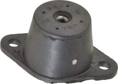 Tech Products - 3/8-16 Bolt Thread, 3-7/8" Long x 2-3/8" Wide x 1-3/4" High Double Deflection Stud Mount Leveling Pad & Mount - 550 Max Lb Capacity, 1-3/4" Base Diam - Apex Tool & Supply