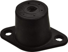 Tech Products - 1/2-13 Bolt Thread, 5-1/2" Long x 3-3/8" Wide x 2-7/8" High Double Deflection Stud Mount Leveling Pad & Mount - 750 Max Lb Capacity, 2-1/2" Base Diam - Apex Tool & Supply