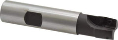 Cutting Tool Technologies - 5/8" Cut Diam, 0.38" Max Depth of Cut, 5/8" Shank Diam, 3-1/4" OAL, Indexable Square Shoulder End Mill - APKT 1003... Inserts, Weldon Shank, 90° Lead Angle - Apex Tool & Supply