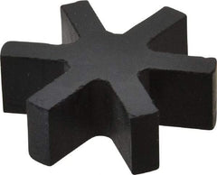 Boston Gear - 5/8" Max Bore Diam, FC12 Coupling Size, Flexible 3-Jaw Insert Coupling - 1-1/4" OD, Rubber, Order 2 Hubs & 1 Insert for Complete Coupling - Apex Tool & Supply