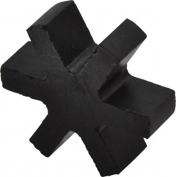 Boston Gear - 7/8" Max Bore Diam, FC15 Coupling Size, Flexible 3-Jaw Insert Coupling - 1-1/2" OD, Rubber, Order 2 Hubs & 1 Insert for Complete Coupling - Apex Tool & Supply