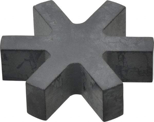 Boston Gear - 1-1/8" Max Bore Diam, FC20 Coupling Size, Flexible 3-Jaw Insert Coupling - 2" OD, Rubber, Order 2 Hubs & 1 Insert for Complete Coupling - Apex Tool & Supply