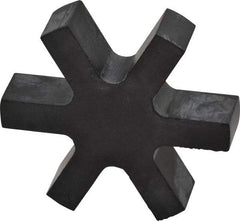Boston Gear - 1-3/8" Max Bore Diam, FC25 Coupling Size, Flexible 3-Jaw Insert Coupling - 2-1/2" OD, Rubber, Order 2 Hubs & 1 Insert for Complete Coupling - Apex Tool & Supply