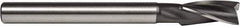 Union Butterfield - 9/32" Diam, 17/64" Shank, Diam, 3 Flutes, Straight Shank, Interchangeable Pilot Counterbore - 3-13/16" OAL, 3/4" Flute Length, Bright Finish, High Speed Steel - Apex Tool & Supply