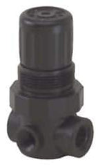 Norgren - 1/4 NPT, 150 Max Supply Pressure, Plastic Miniature Regulator, Pressure Gauge Not Included - Apex Tool & Supply
