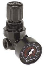 Norgren - 1/4" NPT Miniature Regulator without Gauge - 1/8" Gauge Port, 5-125 psi - Apex Tool & Supply