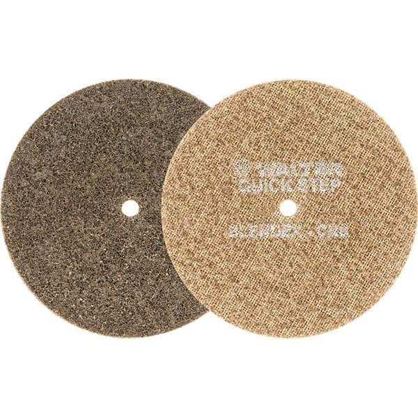 WALTER Surface Technologies - 6" Diam, Aluminum Oxide Hook & Loop Disc - Coarse Grade, Coated, Series 07-R, Quick-Step Blendex - Apex Tool & Supply