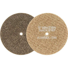WALTER Surface Technologies - 6" Diam, Aluminum Oxide Hook & Loop Disc - Coarse Grade, Coated, Series 07-R, Quick-Step Blendex - Apex Tool & Supply