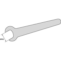 Kennametal - 9mm Open End Wrench for Indexable Tools - Series Erickson - Apex Tool & Supply
