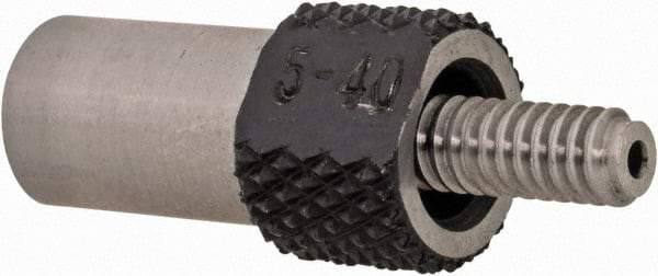 TE-CO - No.5-40 UNC, 5/16 Inch Thread, 3/8 Inch Shaft Length, Tapped Hole Location Gage - Steel, 5/16 Inch Head Diameter, 7/8 Inch Overall Length - Apex Tool & Supply