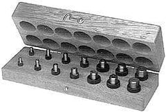 TE-CO - Tapped Hole Location Gage Sets Thread Size Range: #10-24 to 5/8-11 Number of Pieces: 7 - Apex Tool & Supply