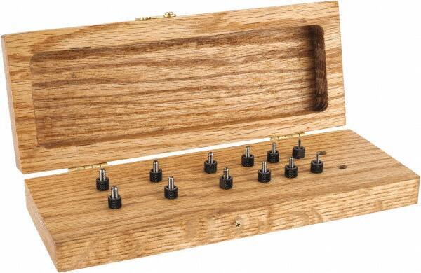 TE-CO - Tapped Hole Location Gage Sets Thread Size Range: #2-56 to #8-32 Number of Pieces: 6 - Apex Tool & Supply