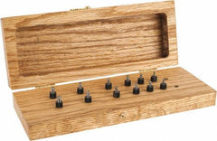 TE-CO - Tapped Hole Location Gage Sets Thread Size Range: #2-56 to #8-32 Number of Pieces: 6 - Apex Tool & Supply