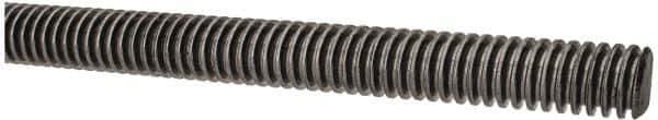Keystone Threaded Products - 1/2-10 Acme, 3' Long, Low Carbon Steel General Purpose Acme Threaded Rod - Oil Finish Finish, Left Hand Thread, 2G Fit - Apex Tool & Supply
