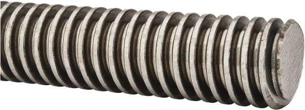 Keystone Threaded Products - 1-1/4-4 Acme, 6' Long, Alloy Steel General Purpose Acme Threaded Rod - Oil Finish Finish, Right Hand Thread, 2G Fit - Apex Tool & Supply