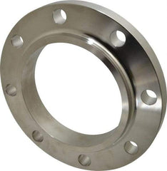 Merit Brass - 6" Pipe, 11" OD, Stainless Steel, Slip On Pipe Flange - 9-1/2" Across Bolt Hole Centers, 7/8" Bolt Hole, 150 psi, Grades 304 & 304L - Apex Tool & Supply