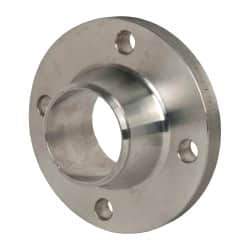 Value Collection - 3" Pipe, 7-1/2" OD, Stainless Steel, Weld Neck Pipe Flange - 6" Across Bolt Hole Centers, 3/4" Bolt Hole, 150 psi, Grades 304 & 304L - Apex Tool & Supply