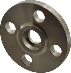 Merit Brass - 3/4" Pipe, 3-7/8" OD, Stainless Steel, Socket Weld Pipe Flange - 2-3/4" Across Bolt Hole Centers, 5/8" Bolt Hole, 150 psi, Grades 304 & 304L - Apex Tool & Supply