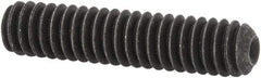 Value Collection - 1/4-20 UNC, 1-1/8" OAL, Cup Point Set Screw - Alloy Steel, 1/8" Key - Apex Tool & Supply