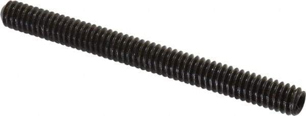 Value Collection - 1/4-20 UNC, 2-3/4" OAL, Cup Point Set Screw - Alloy Steel, 1/8" Key - Apex Tool & Supply