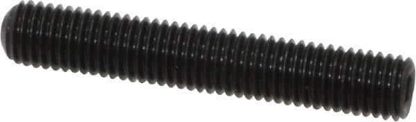 Value Collection - 1/4-28 UNF, 1-1/2" OAL, Cup Point Set Screw - Alloy Steel, 1/8" Key - Apex Tool & Supply