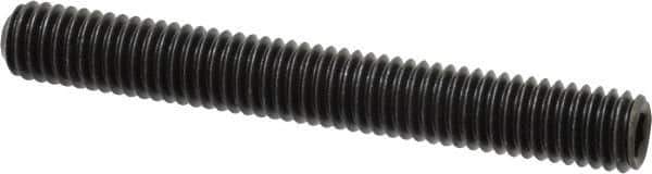 Value Collection - 3/8-16 UNC, 3" OAL, Cup Point Set Screw - Alloy Steel, 3/16" Key - Apex Tool & Supply