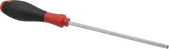 Wiha - 6 Piece Screw Holding Ball End Hex Screwdriver Set - Bit Sizes: Hex mm 3, 4, 5, 6, 8 & 10 - Apex Tool & Supply