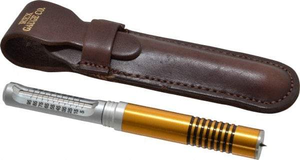 Made in USA - 0 to 100 Durometer Portable Dial Hardness Tester - Accurate to 0.5 Points, Type D Scale - Apex Tool & Supply