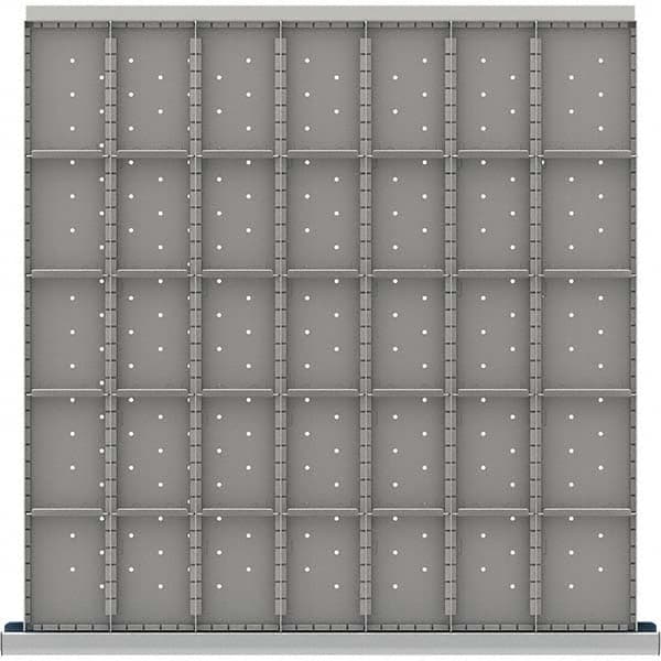 LISTA - 35-Compartment Drawer Divider Layout for 3.15" High Drawers - Apex Tool & Supply