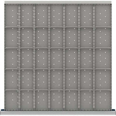 LISTA - 35-Compartment Drawer Divider Layout for 3.15" High Drawers - Apex Tool & Supply
