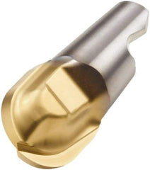 Seco - MM16 M07 Grade F30M Carbide Ball Nose Milling Tip Insert - TiAlN/TiN Finish, 2 Flutes, 0.787" Cutting Diam, 0.796" Depth of Cut, 0.871" Extension, 0.394" Cnr Rad - Apex Tool & Supply