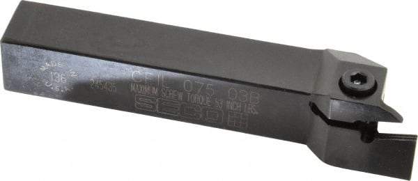 Seco - CFIL, Left Hand Cut, 3/4" Shank Height x 3/4" Shank Width, Indexable Turning Toolholder - 4-1/2" OAL, LC..1603.. Insert Compatibility, Series Multi-Directional Turning (MDT) - Apex Tool & Supply