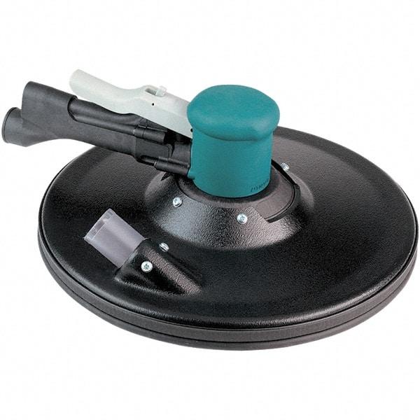 Dynabrade - 11-1/4" Max Disc, 950 RPM, Pneumatic Handheld Disc Sander - 23 CFM, 1/4 NPT Inlet, 0.45 hp, 90 psi - Apex Tool & Supply