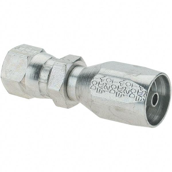 Eaton - 7/16-20 JIC, Reusable Hose Female Swivel Fitting - 3/16" Hose ID - Apex Tool & Supply