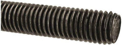 Made in USA - 5/8-11 UNC (Coarse), 2' Long, Low Carbon Steel Threaded Rod - Oil Finish Finish, Right Hand Thread - Apex Tool & Supply
