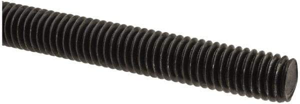 Value Collection - 7/16-14 UNC (Coarse), 6' Long, Alloy Steel Threaded Rod - Plain Finish, Right Hand Thread - Apex Tool & Supply