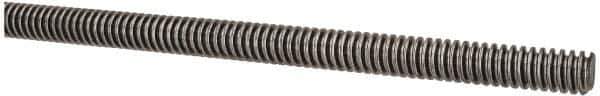 Keystone Threaded Products - 3/8-12 Acme, 3' Long, Low Carbon Steel General Purpose Acme Threaded Rod - Oil Finish Finish, Right Hand Thread, 2G Fit - Apex Tool & Supply