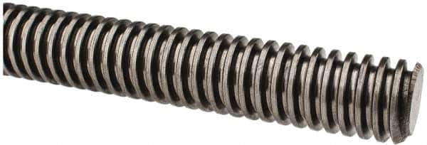 Keystone Threaded Products - 1-5 Acme, 3' Long, Alloy Steel General Purpose Acme Threaded Rod - Oil Finish Finish, Right Hand Thread, 2G Fit - Apex Tool & Supply