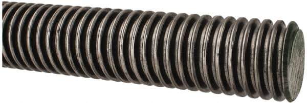 Keystone Threaded Products - 1-1/4-5 Acme, 3' Long, Alloy Steel General Purpose Acme Threaded Rod - Oil Finish Finish, Right Hand Thread, 2G Fit - Apex Tool & Supply