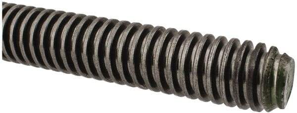 Keystone Threaded Products - 1-5 Acme, 6' Long, Alloy Steel General Purpose Acme Threaded Rod - Oil Finish Finish, Right Hand Thread, 2G Fit - Apex Tool & Supply