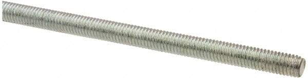 Value Collection - M5x0.8 UNC (Coarse), 1m Long, Steel Metric Threaded Rod - Zinc-Plated Finish, Right Hand Thread - Apex Tool & Supply