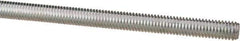 Value Collection - M6x1 UNC (Coarse), 1m Long, Steel Metric Threaded Rod - Zinc-Plated Finish, Right Hand Thread - Apex Tool & Supply