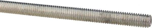Value Collection - M8x1.25 UNC (Coarse), 1m Long, Steel Metric Threaded Rod - Zinc-Plated Finish, Right Hand Thread - Apex Tool & Supply