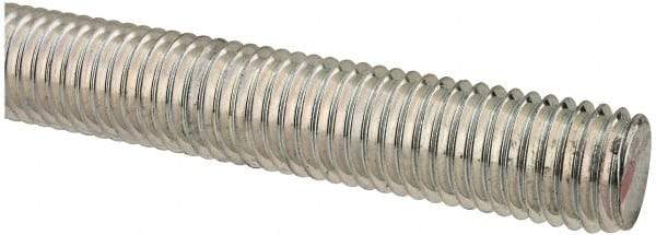 Value Collection - M14x2 UNC (Coarse), 1m Long, Steel Metric Threaded Rod - Zinc-Plated Finish, Right Hand Thread - Apex Tool & Supply