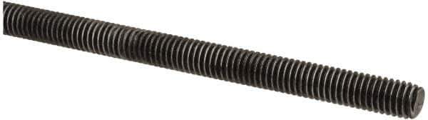 Value Collection - M6x1 UNC (Coarse), 1m Long, Steel Metric Threaded Rod - Oil Finish Finish, Right Hand Thread - Apex Tool & Supply
