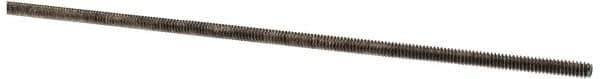 Made in USA - #4-40 UNC (Coarse), 3' Long, Stainless Steel Threaded Rod - Right Hand Thread - Apex Tool & Supply