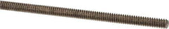 Made in USA - #6-32 UNC (Coarse), 3' Long, Stainless Steel Threaded Rod - Right Hand Thread - Apex Tool & Supply