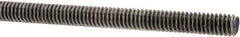 Made in USA - #8-32 UNC (Coarse), 3' Long, Stainless Steel Threaded Rod - Right Hand Thread - Apex Tool & Supply