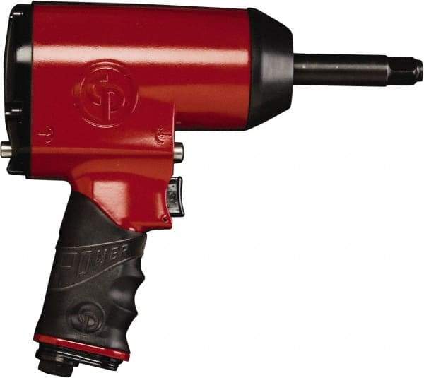 Chicago Pneumatic - 1/2" Drive, 6,400 RPM, 625 Ft/Lb Torque Impact Wrench - Pistol Grip Handle, 1,320 IPM, 22 CFM, 90 psi, 1/4" NPT Inlet - Apex Tool & Supply